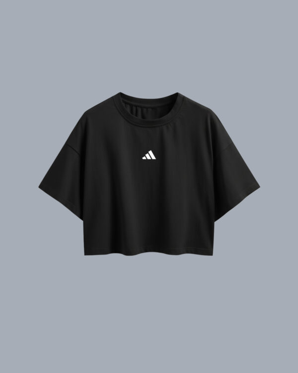 CROPTOP NEGRO ADIDAS