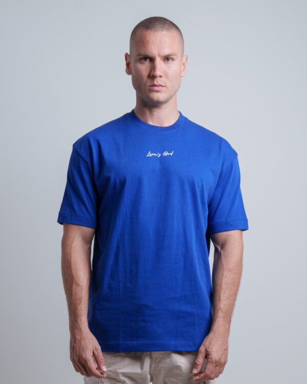 OVERSIZE AZUL REY LION'S GOD