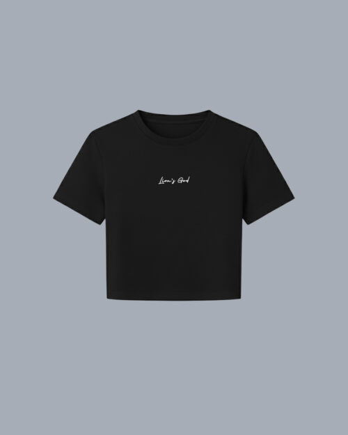 CROPTOP FIT NEGRO LION'S GOD
