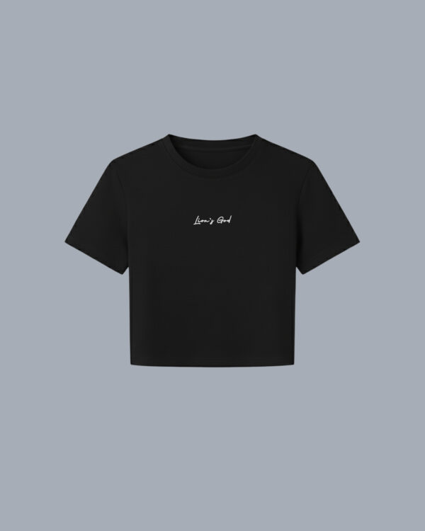 CROPTOP FIT NEGRO LION'S GOD