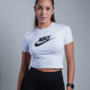 CROPTOP FIT BLANCO NIKE