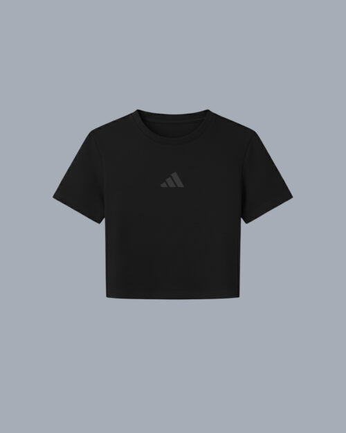 CROPTOP FIT NEGRO ADIDAS
