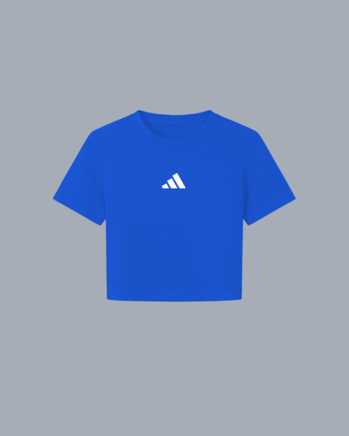 CROPTOP FIT AZUL REY ADIDAS