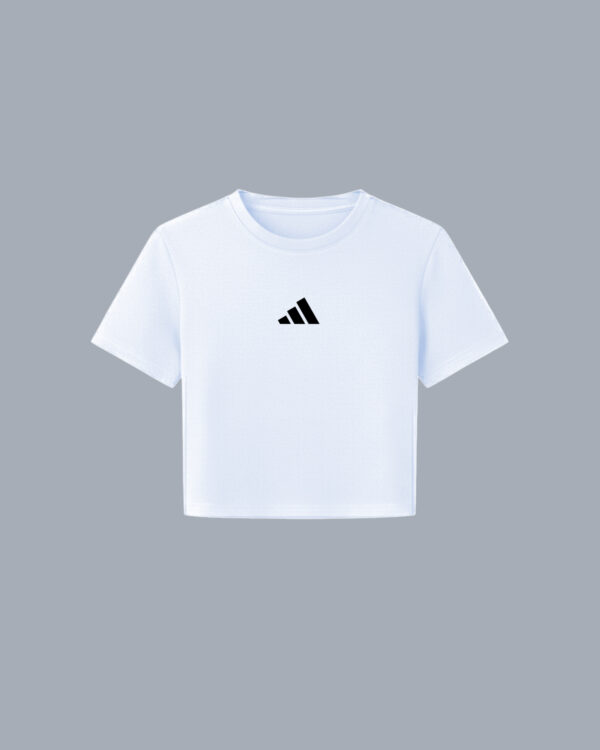CROPTOP FIT BLANCO ADIDAS