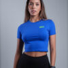CROPTOP FIT AZUL REY GYMCLUB