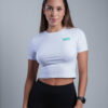 CROPTOP FIT BLANCO GYMCLUB