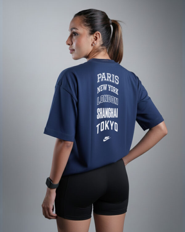 OVERSIZE AZUL NIKE CITY