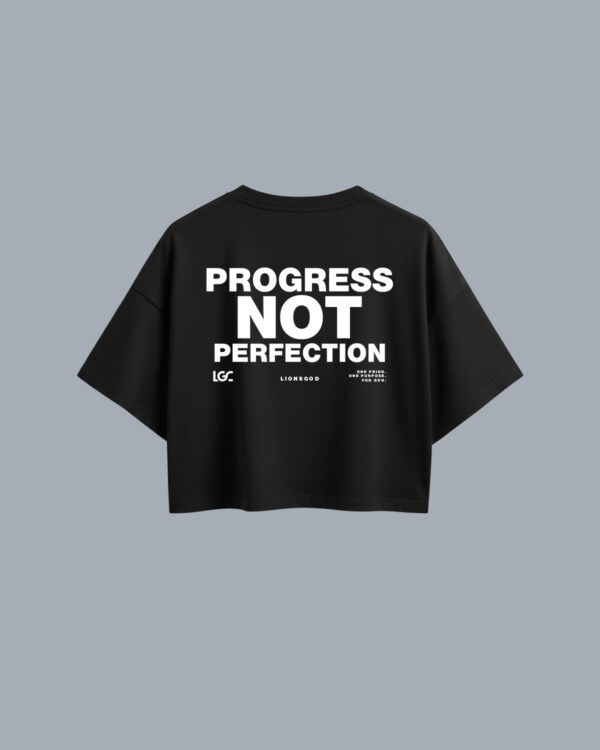 CROPTOP NEGRO PROGRESS