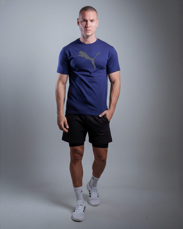 BASIC AZUL PUMA GRIS