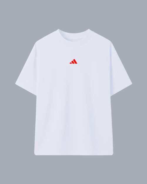 Adidas Rojo Blanco 1 OVERSIZE BLANCA ADIDAS RED
