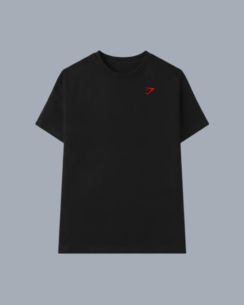 BASIC NEGRA GYMSHARK RED