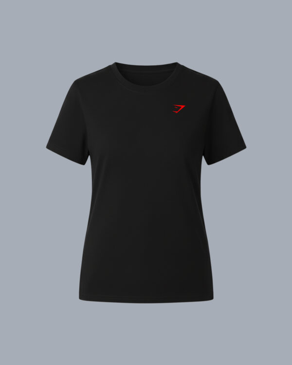 BASIC NEGRA GYMSHARK RED