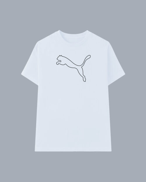 BASIC BLANCA PUMA SILUETA